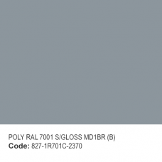 POLYESTER RAL 7001 S/GLOSS MD1BR (B)